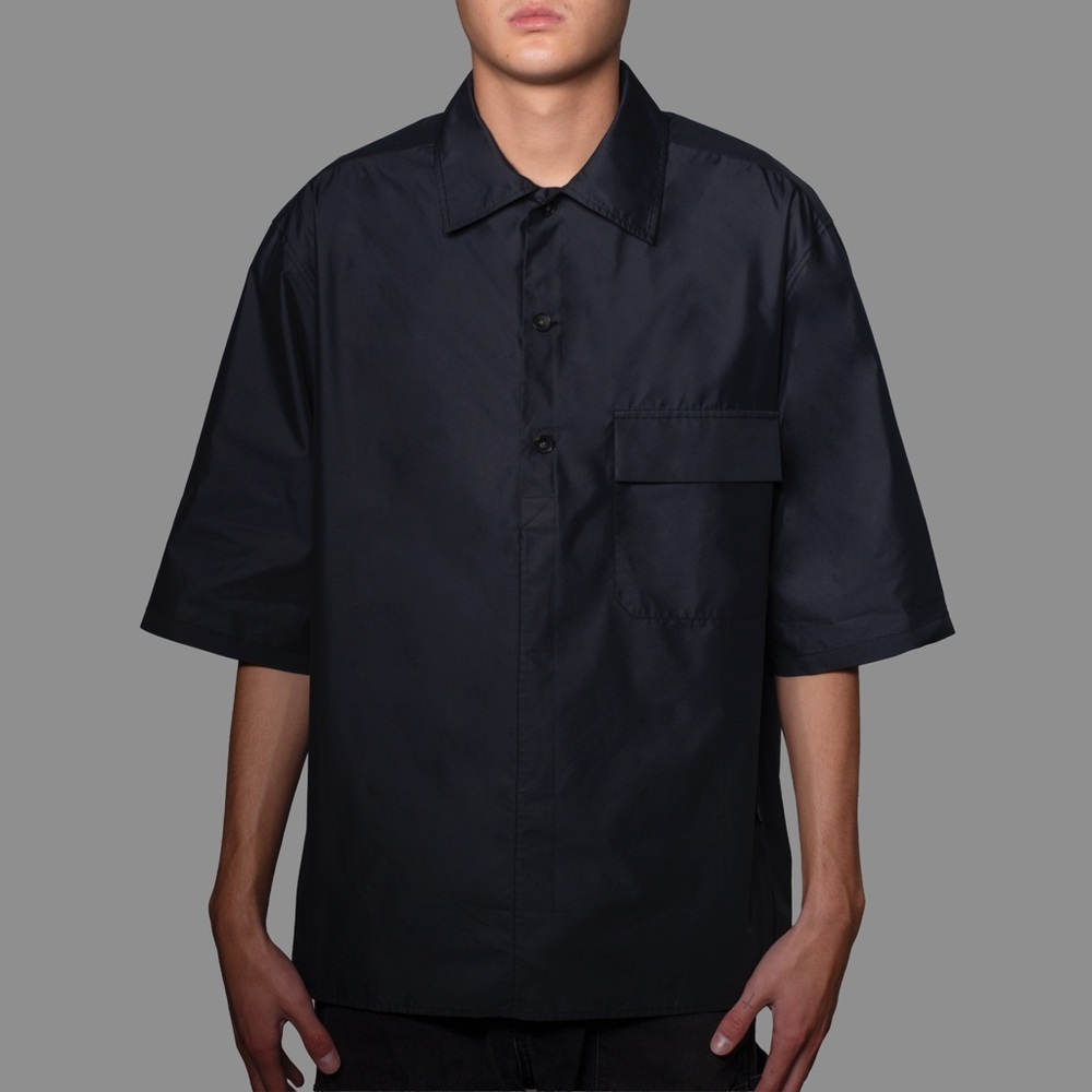 Men's navy Short Sleeve Shirt